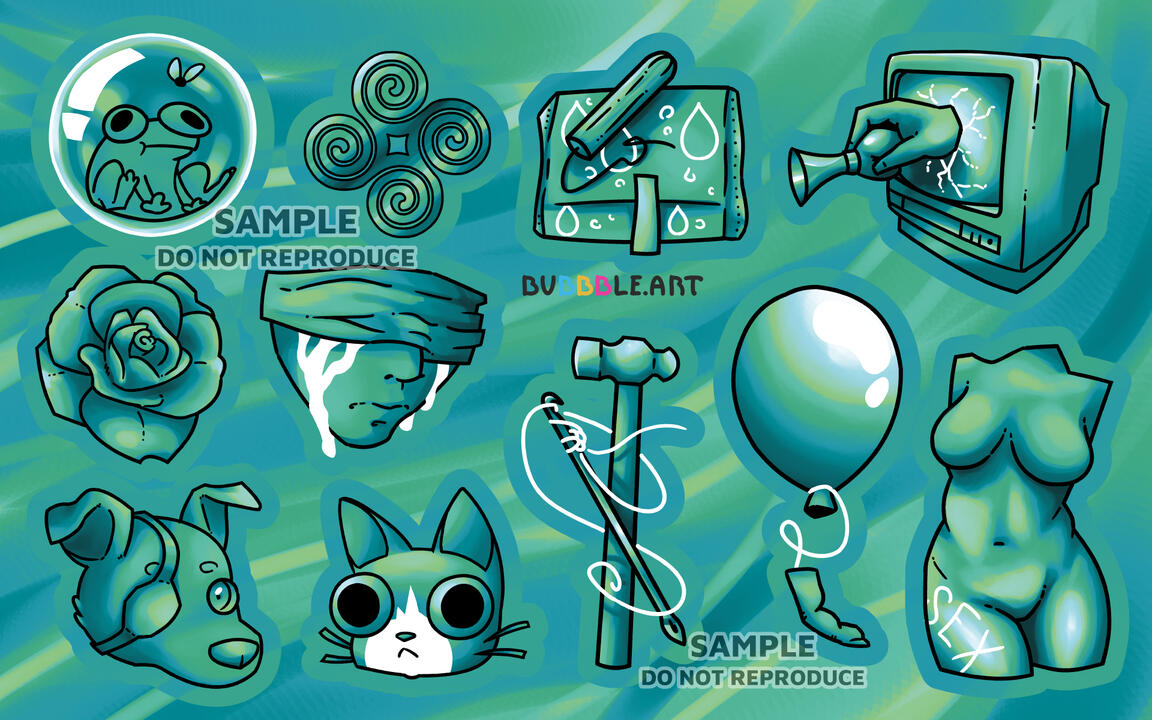 Sticker Sheet 8x5"