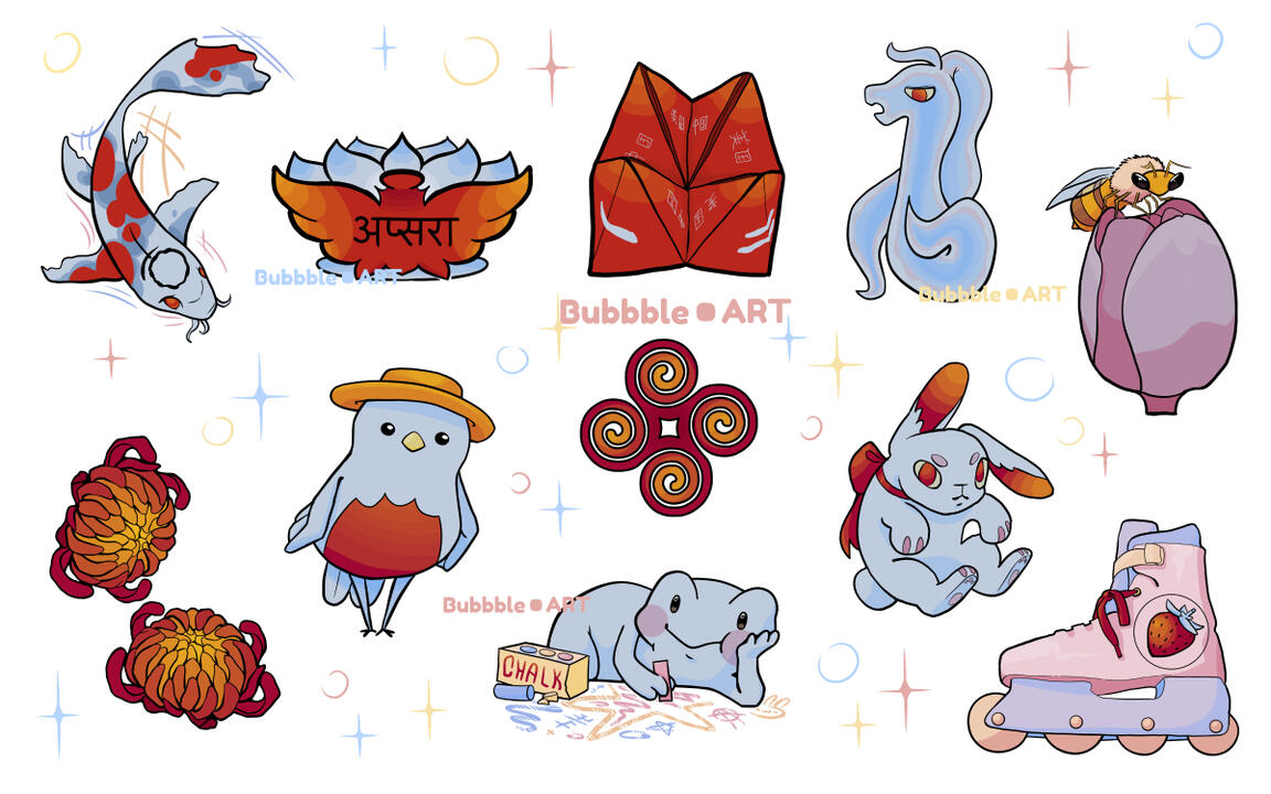 Sticker Sheet 8x5"